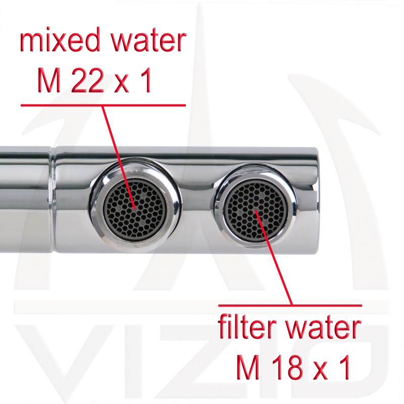 Kuhinjska armatura 3v1 za pod pultni filter - Slika 4