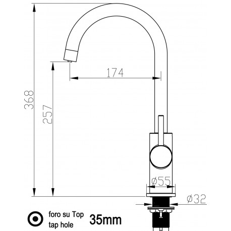 Kuhinjska armatura 3v1 za pod pultni filter - Slika 2