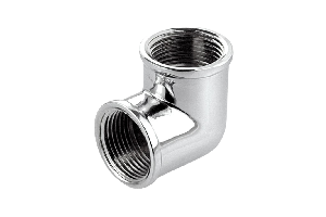 Koljeno od kromiranog mesinga 90° N/N 3/4”