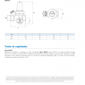 Regulator tlaka WATTS DRVM 1/2″ s manometrom - Slika 2