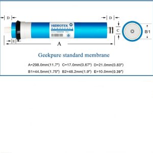 RO Membrana Hidrotek 0,0001mcr. 1812 -100 GPD - Slika 2