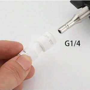 Samostojna slavina Inox v srebrni barvi za podpultne sisteme filtracije 1/4” - Slika 3