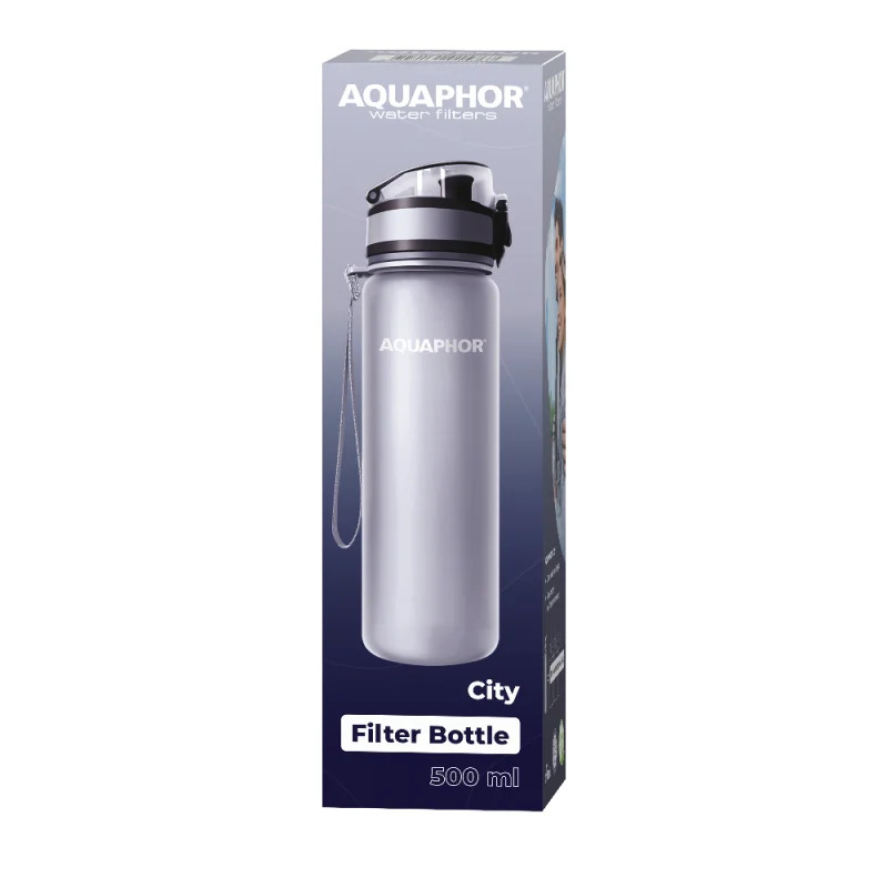 Filtrirni bidon AQUAPHOR CITY siva - Slika 2